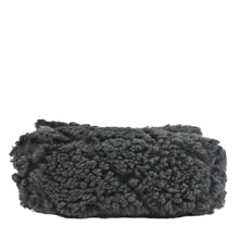 Load image into Gallery viewer, CHANEL Shearling 19 Flap Medium Sheepskin Shoulder Bag Black
