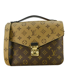 Load image into Gallery viewer, LOUIS VUITTON Metis Pochette Reverse Monogram Canvas Crossbody Bag Brown
