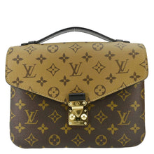 Load image into Gallery viewer, LOUIS VUITTON Metis Pochette Reverse Monogram Canvas Crossbody Bag Brown
