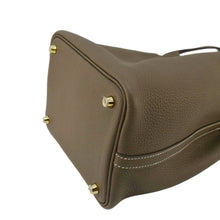 Load image into Gallery viewer, HERMES Picotin Lock 18 Taurillon Clemence Leather Hobo Bag Brown
