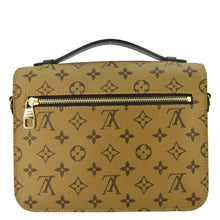 Load image into Gallery viewer, LOUIS VUITTON Metis Pochette Reverse Monogram Canvas Crossbody Bag Brown
