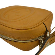 Load image into Gallery viewer, GUCCI Soho Disco Elegance: Leather Crossbody Bag Orange with side vip view
