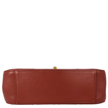 Load image into Gallery viewer, CHANEL Infinity Quilted Leather Top Handle Chain Crossbody Bag Red
