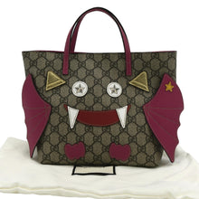 Load image into Gallery viewer, GUCCI Kids Bat  Canvas Tote Bag Pink 525522
