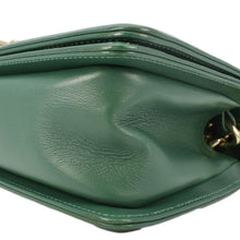 Load image into Gallery viewer, CHANEL Boy Flap Woven Leather Shoulder Bag Green
