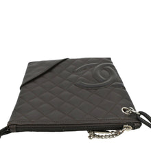 Load image into Gallery viewer, CHANEL Cambon Flat Calfskin Leather Messenger Bag Black
