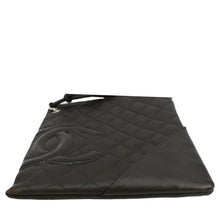 Load image into Gallery viewer, CHANEL Cambon Flat Calfskin Leather Messenger Bag Black
