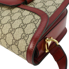 Load image into Gallery viewer, GUCCI Horsebit 1955 GG Supreme Canvas Shoulder Bag Beige 602204
