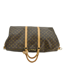 Load image into Gallery viewer, LOUIS VUITTON Keepall 60 Bandouliere Monogram Canvas Travel Bag Brown
