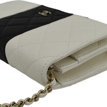 Load image into Gallery viewer, CHANEL WOC Quilted Leather Crossbody Bag White
