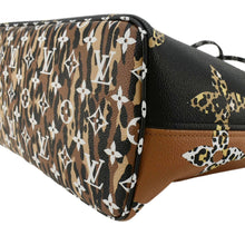 Load image into Gallery viewer, LOUIS VUITTON Neverfull MM Monogram Jungle Shoulder Bag Orange
