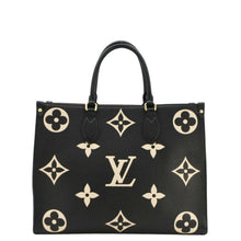 Load image into Gallery viewer, LOUIS VUITTON Onthego MM Giant Monogram Empreinte Leather Tote Bag Bicolor
