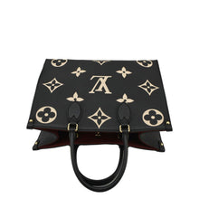 Load image into Gallery viewer, LOUIS VUITTON Onthego MM Giant Monogram Empreinte Leather Tote Bag Bicolor
