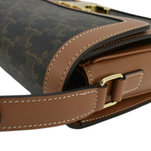 Load image into Gallery viewer, CELINE Classique Triomphe Canvas Shoulder Bag Brown
