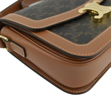 Load image into Gallery viewer, CELINE Classique Triomphe Canvas Shoulder Bag Brown
