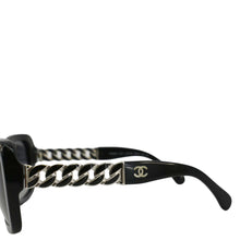 Load image into Gallery viewer, CHANEL 5305 - c.501/S8 Square Frame Chain-Link Sunglasses Black
