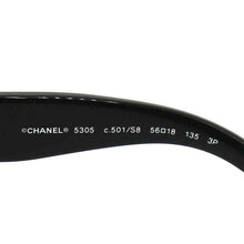 Load image into Gallery viewer, CHANEL 5305 - c.501/S8 Square Frame Chain-Link Sunglasses Black
