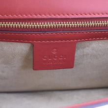 Load image into Gallery viewer, GUCCI Sylvie Small Web Leather Shoulder Bag Red 421882
