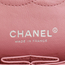 Load image into Gallery viewer, CHANEL Classic Double Flap Medium  Quilted Leather Shoulder Bag Salmon Pink
