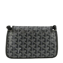 Load image into Gallery viewer, GOYARD Plumet Chevron Print Canvas Shoulder Bag Gray
