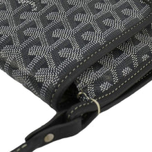 Load image into Gallery viewer, GOYARD Plumet Chevron Print Canvas Shoulder Bag Gray
