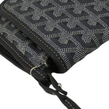 Load image into Gallery viewer, GOYARD Plumet Chevron Print Canvas Shoulder Bag Gray
