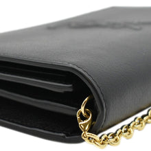 Load image into Gallery viewer, YVES SAINT LAURENT Belle De Jour Chain Leather Crossbody Bag Black
