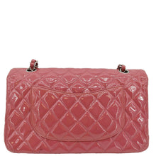 Load image into Gallery viewer, CHANEL Classic Double Flap Medium Quilted Patent Leather Shoulder Bag Light Pink
