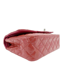 Load image into Gallery viewer, CHANEL Classic Double Flap Medium Quilted Patent Leather Shoulder Bag Light Pink
