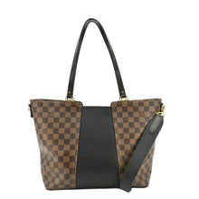 Load image into Gallery viewer, LOUIS VUITTON Jersey Damier Ebene Tote Shoulder Bag Brown
