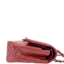 Load image into Gallery viewer, CHANEL Classic Double Flap Medium Quilted Patent Leather Shoulder Bag Light Pink
