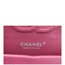 Load image into Gallery viewer, CHANEL Classic Double Flap Medium Quilted Patent Leather Shoulder Bag Light Pink
