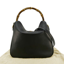 Load image into Gallery viewer, GUCCI Diana Medium Leather Top Handle Shoulder Bag Black 746124
