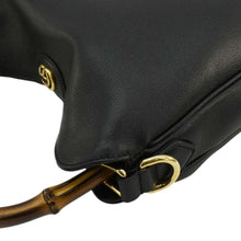 Load image into Gallery viewer, GUCCI Diana Medium Leather Top Handle Shoulder Bag Black 746124
