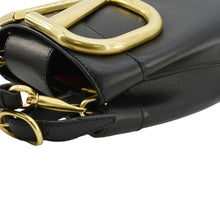 Load image into Gallery viewer, VALENTINO Garavani SuperVee  Leather Crossbody Bag Black
