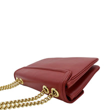 Load image into Gallery viewer, GUCCI Rajah Tiger Head Leather Chain Shoulder Bag Red 537241
