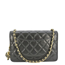 Load image into Gallery viewer, CHANEL CC Pearl Crush WOC Lambskin Quilted Leather Crossbody Bag Black
