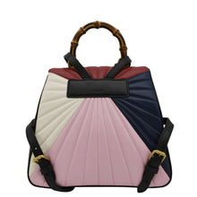 Load image into Gallery viewer, GUCCI Queen Margaret Quilted Leather Backpack Bag back sideGUCCI Queen Margaret  Backpack Multicolor back side
