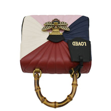 Load image into Gallery viewer, GUCCI Queen Margaret Quilted Leather Backpack Bag upper lookGUCCI Queen Margaret  Backpack Multicolor upper side
