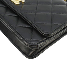 Load image into Gallery viewer, CHANEL CC Pearl Crush WOC Lambskin Quilted Leather Crossbody Bag Black
