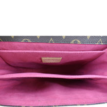 Load image into Gallery viewer, LOUIS VUITTON luxury metis Pochette Crossbody Bag Brown inside view
