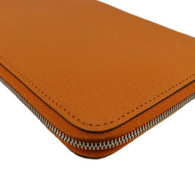 Load image into Gallery viewer, HERMES Classique Epsom Leather Long Zippy Wallet Orange
