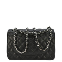 Load image into Gallery viewer, CHANEL Classic Jumbo Double Flap Quilted Caviar Leather Shoulder Bag Black
