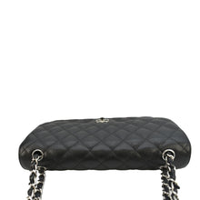 Load image into Gallery viewer, CHANEL Classic Jumbo Double Flap Quilted Caviar Leather Shoulder Bag Black
