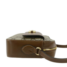 Load image into Gallery viewer, GUCCI Horsebit 1955 Small GG Supreme Canvas Shoulder Bag Beige 645454
