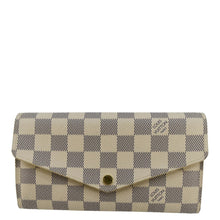 Load image into Gallery viewer, LOUIS VUITTON Sarah Damier Azur Wallet White
