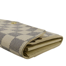 Load image into Gallery viewer, LOUIS VUITTON Sarah Damier Azur Wallet White
