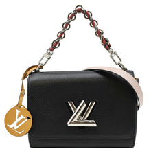 Load image into Gallery viewer, LOUIS VUITTON Twist MM  Shoulder Bag Black front look
