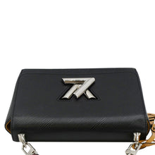 Load image into Gallery viewer, LOUIS VUITTON Twist MM  Shoulder Bag Black front look upper look
