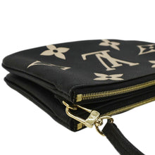 Load image into Gallery viewer, LOUIS VUITTON Double Zip Pochette Monogram Empreinte Crossbody Bag Bicolor
